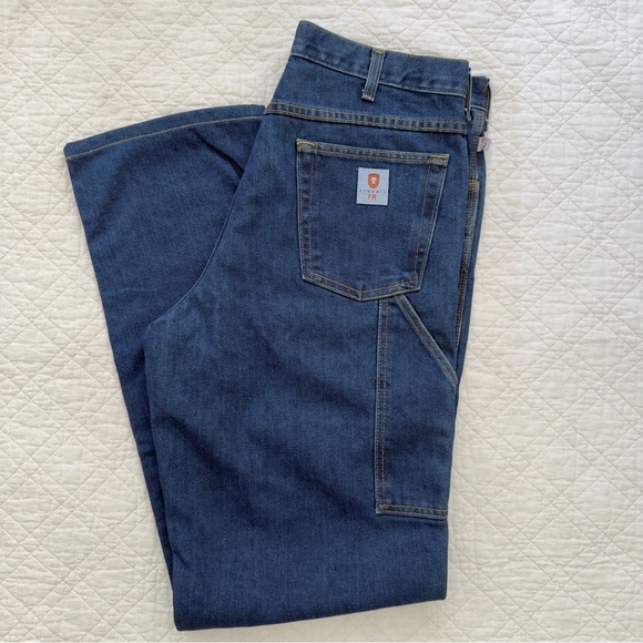 Tyndale Fire Resistant Dark Wash Jeans - Picture 1 of 8